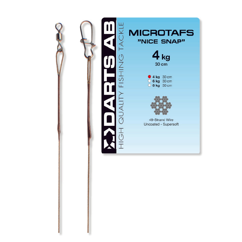 Microtafs "Nice Snap" 4kg/30cm 2-pack