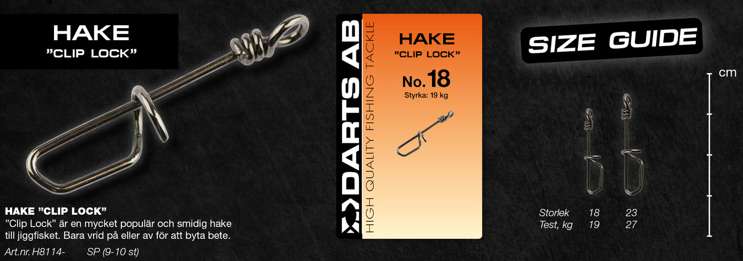 Bait lock "Clip Lock" no23 9-pack
