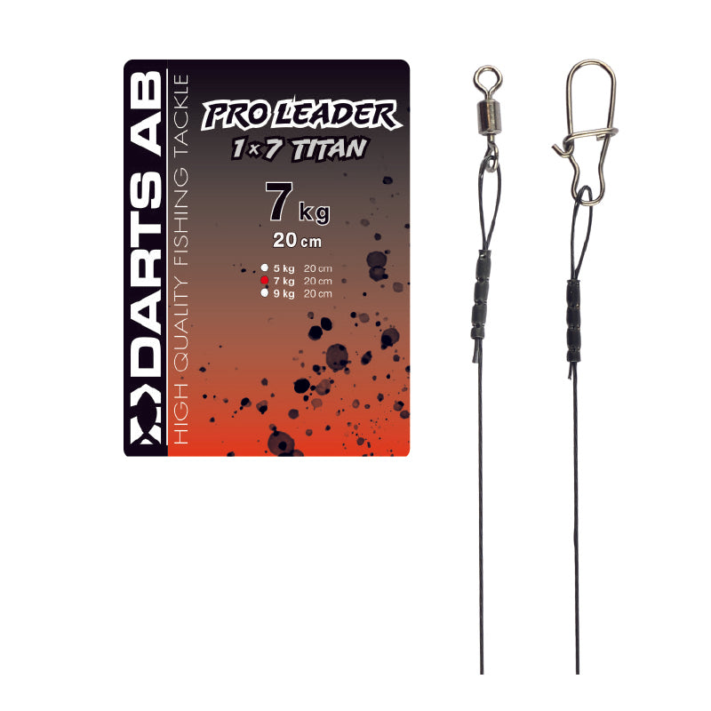 Titanium snap "Nice Snap" 7kg/20cm 2-pack