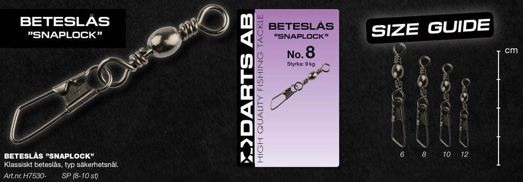 Bait lock "Snap Lock" no12 10-pack