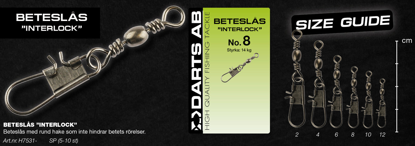 Bait lock "Interlock" no10 9-pack