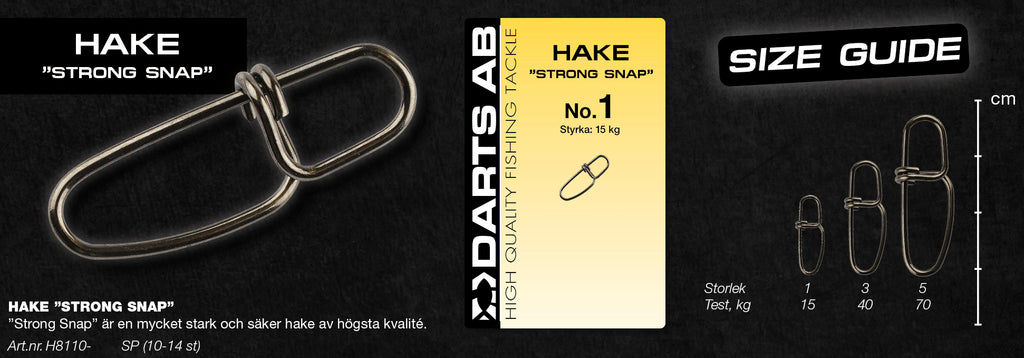 Bait lock "Strong Snap" no3 12-pack