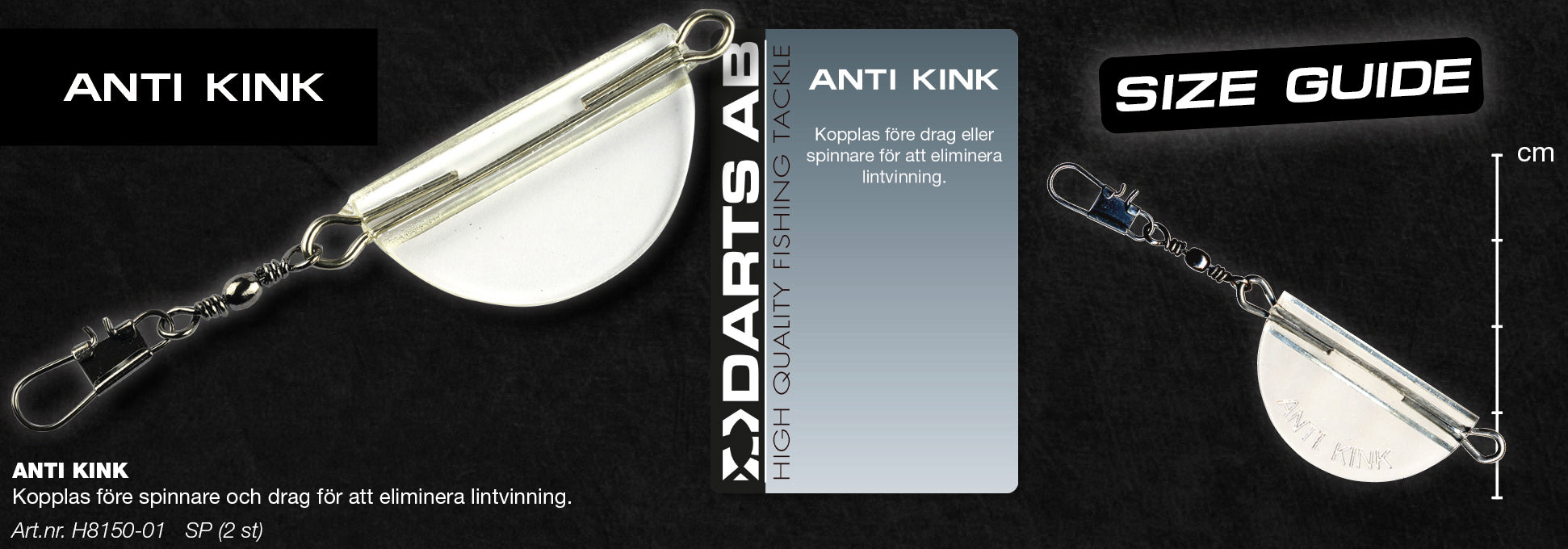 Bait lock "Anti Kink" 2-pack